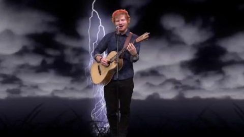 Ed Sheeran canta "Photograph" e faz cover de Iron Maiden em talk show