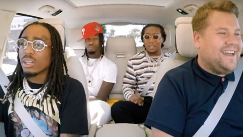 Migos se divertem com cover de Whitney Houston e Neil Diamond no Carpool Karaoke. Veja!